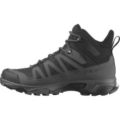 SALOMON X ULTRA 4 MID GORE-TEX BLACK/MAGNET/PEARL BLUE 23 -Outdoor Camping Store 9 101418 x ultra 4 mid gtx black pantone l41383400 04