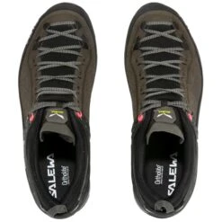 SALEWA WS MTN TRAINER 2 GORE-TEX BLACK/BUNGEE CORD 23 -Outdoor Camping Store 9 102815 ws mtn trainer 2 gtx black bungee cord 61358 0991 04
