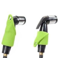 NEMO EQUIPMENT HELIO LX PRESSURE SHOWER BLACK/APPLE GREEN 23 -Outdoor Camping Store 9 107372 helio lx pressure shower black apple green neac32010 02