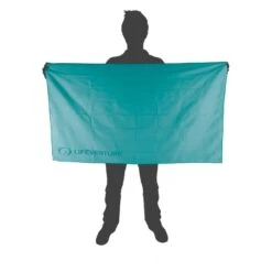 LIFEVENTURE RECYCLED SOFTFIBRE TOWELS TEAL XLARGE 23 -Outdoor Camping Store 9 107781 softfibre towels teal xlarge lv63621 03