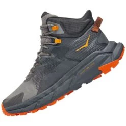 HOKA ONE ONE TRAIL CODE GORE-TEX CASTLEROCK/PERSIMMON ORANGE 23 10 HOKA ONE ONE TRAIL CODE GORE-TEX CASTLEROCK/PERSIMMON ORANGE 23 -Outdoor Camping Store 9 111742 trail code gtx castlerock persimmon orange 1123165 cpor 03