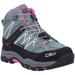 CMP KIDS RIGEL MID TREKKING WP MINERAL GREEN PURPLE FLUO 22 -Outdoor Camping Store 9 116624 kids rigel mid trekking wp mineral green purple fluo 3q12944 14em 03