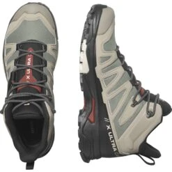 SALOMON X ULTRA 4 MID GORE-TEX VINTAGE KHAKI/BLACK/BURNT HENNA 23 13 SALOMON X ULTRA 4 MID GORE-TEX VINTAGE KHAKI/BLACK/BURNT HENNA 23 -Outdoor Camping Store 9 126222 l47352500 06