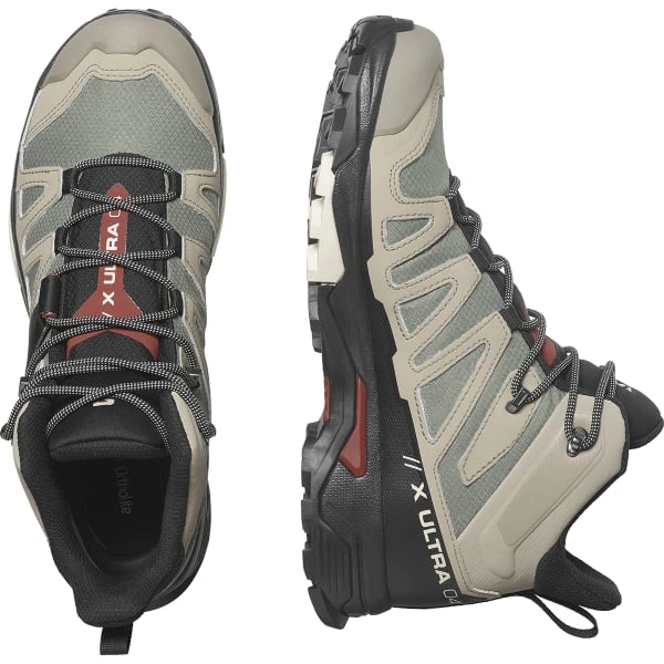 SALOMON X ULTRA 4 MID GORE-TEX VINTAGE KHAKI/BLACK/BURNT HENNA 23 8 SALOMON X ULTRA 4 MID GORE-TEX VINTAGE KHAKI/BLACK/BURNT HENNA 23 - Image 6