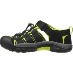 KEEN NEWPORT H2 YOUTH BLACK/LIME GREEN 23 -Outdoor Camping Store 9 40761 newport h2 youth blacklime green 1009965 03