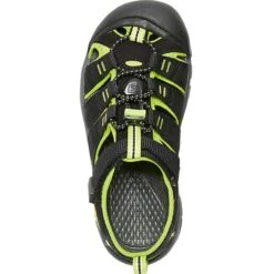 KEEN NEWPORT H2 YOUTH BLACK/LIME GREEN 23 -Outdoor Camping Store 9 40761 newport h2 youth blacklime green 1009965 05