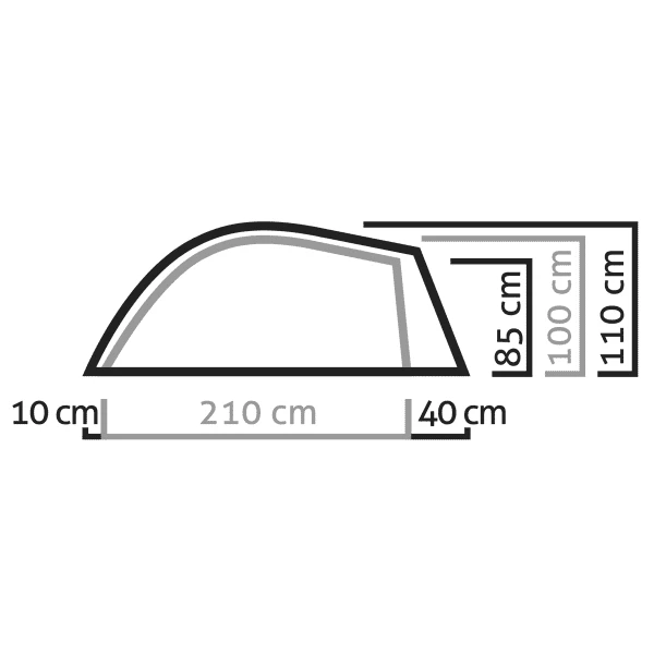 SALEWA LITETREK II TENT LIGHTGREY/CACTUS 23 5 SALEWA LITETREK II TENT LIGHTGREY/CACTUS 23 - Image 3