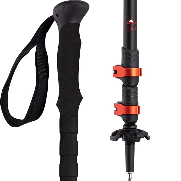 SUMMIT POLES FUJI POWERLOCK+ GRIP LONG ORANGE 22 4 SUMMIT POLES FUJI POWERLOCK+ GRIP LONG ORANGE 22 - Image 2