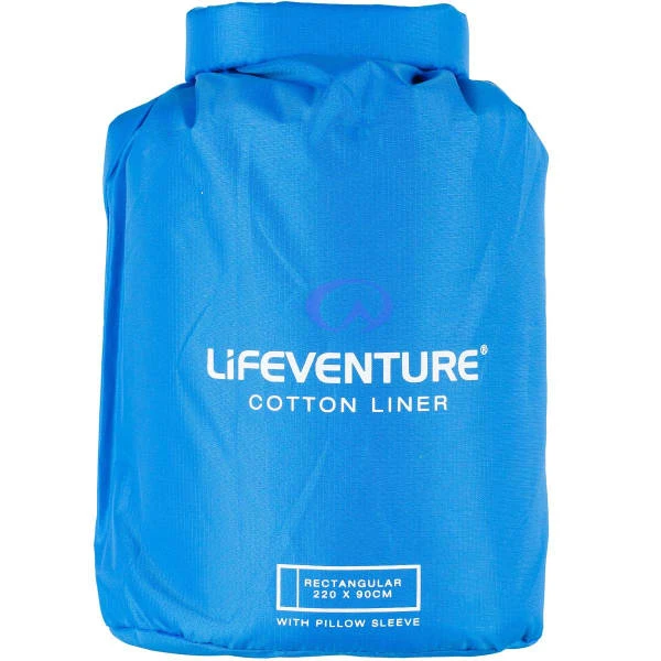 LIFEVENTURE COTTON SLEEPING BAG LINER RECTANGULAR BLUE 23 8 LIFEVENTURE COTTON SLEEPING BAG LINER RECTANGULAR BLUE 23 - Image 6
